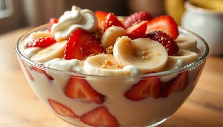 Strawberry Banana Pudding