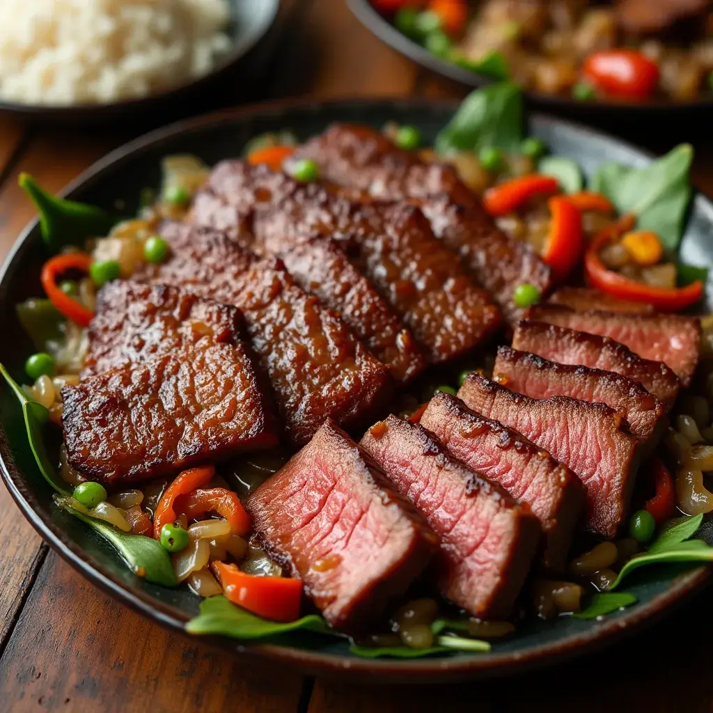 shaved beef